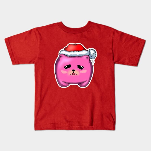 Poyo X-Mas Kids T-Shirt by LinYue